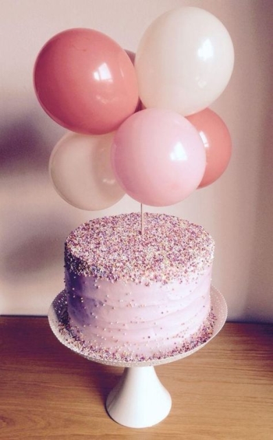 Balloon birthday cake Image - Balloon birthday cake Image