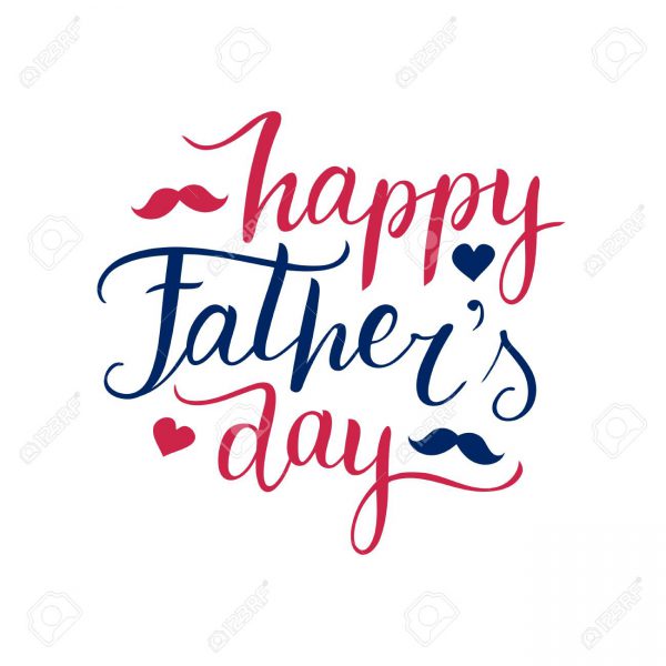 Happy Fathers Day From Your Daughter - Vector Happy Fathers Day calligraphy for greeting card, festive poster etc.