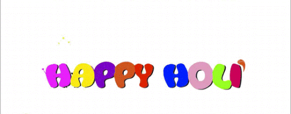 Happy Holi Wishes In English Animated Gif - Happy Holi Wishes In English Animated Gif