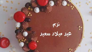 اسم نزيم علي تورته عيد ميلاد سعيد 390x220 - صور اسم نزيم علي تورته عيد ميلاد سعيد