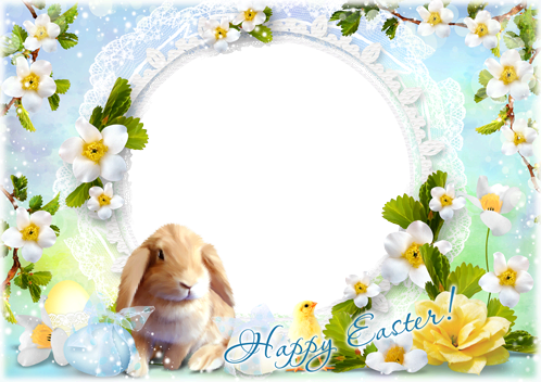 Have yourself a hoppy and happy Easter photo frame - Have yourself a hoppy and happy Easter photo frame