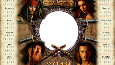 онлайн календарь Пираты Карибского моря 390x220 - фоторамка онлайн календарь Пираты Карибского моря