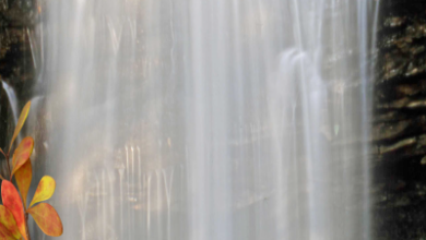 онлайн осень водопад 390x220 - фоторамка онлайн осень водопад
