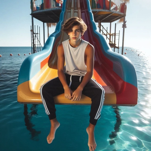 Experience Thrills by Swapping Your Face on a Waterslide Adventure