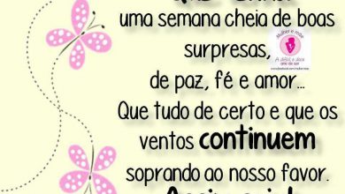 Frases Lindas De Boa Semana