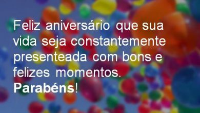 Mensagem Parabéns Aniversário