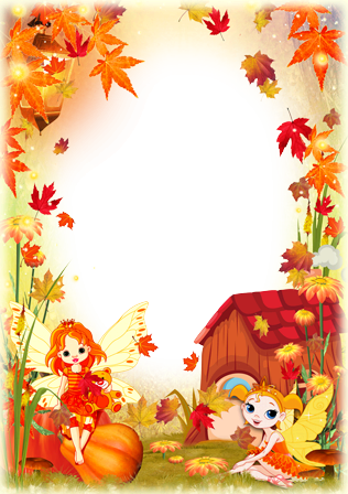 Autumn Girl photo frame