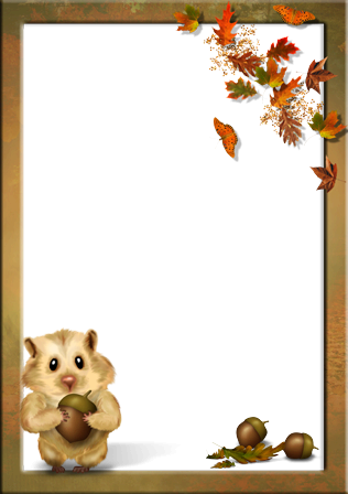 Autumn Portrait photo frame