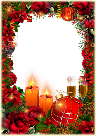 Awaiting of Christmas holidays photo frame