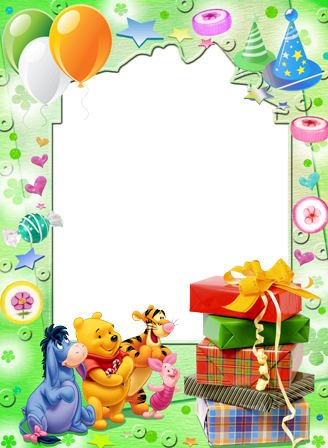 Birthday party accessories photo frame