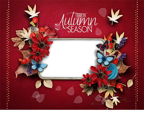 Enjoy the Autumn season photo frame