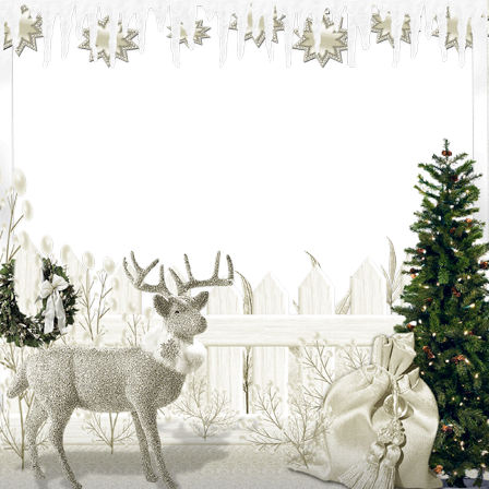 Fairytale Winter Theme photo frame