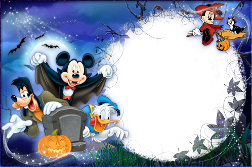 Halloween with Mickey and Friends photo frame