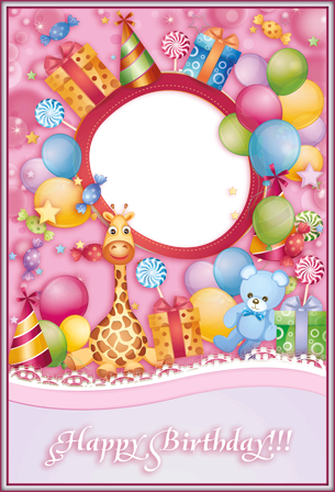 Happy Birthday Surprise photo frame