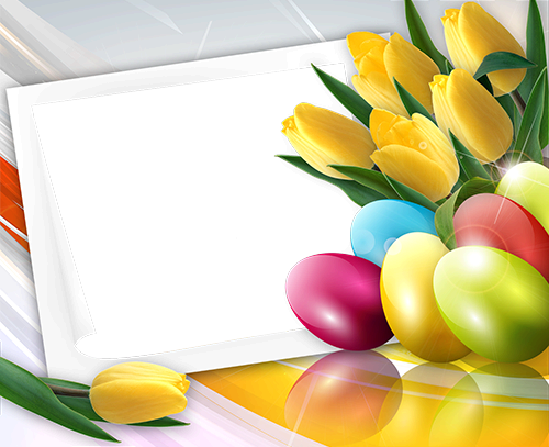 Happy Easterwithspringtulips 1491740694 photo frame