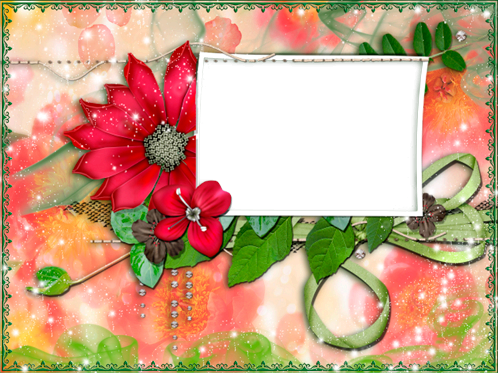 Heaven Flowers photo frame