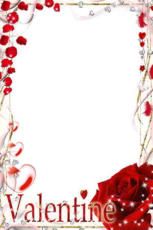 Romantic as in the days of knights photo frame